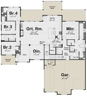 Main Floor for House Plan #963-00455