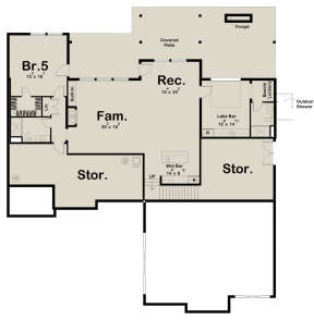 Basement for House Plan #963-00455