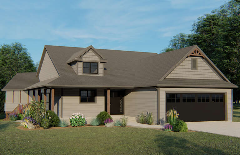 House Plan House Plan #24921 Front Elevation 