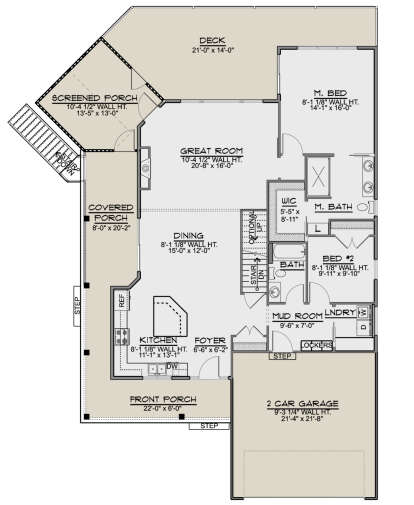 Main Floor for House Plan #5032-00043