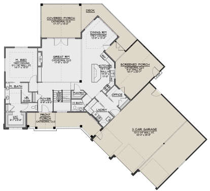 House Plan House Plan #24922 Drawing 1