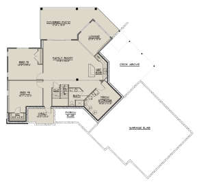 Basement for House Plan #5032-00044