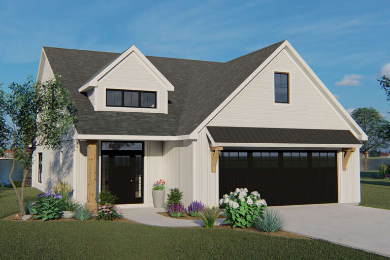 Modern Farmhouse House Plan #5032-00045 Elevation Photo