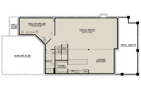 Basement for House Plan #5032-00045