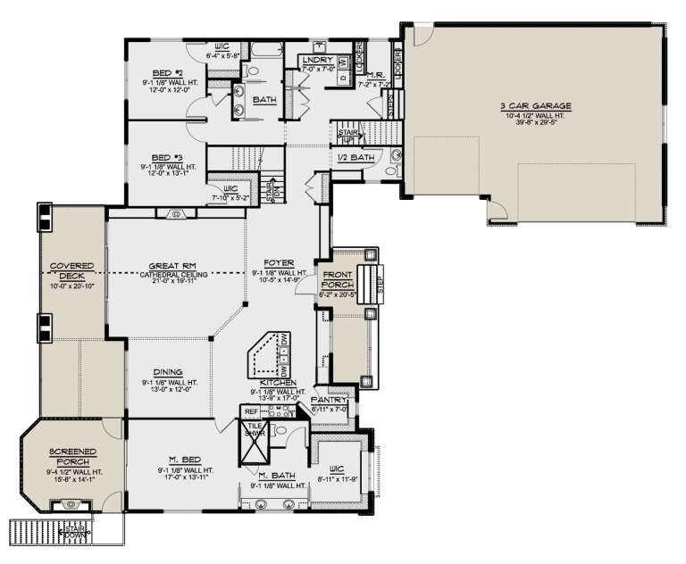 House Plan House Plan #24924 Drawing 1