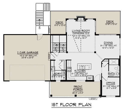 Main Floor for House Plan #5032-00050