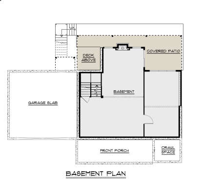 Basement for House Plan #5032-00050