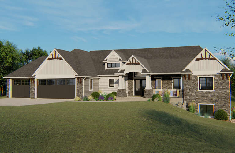 House Plan House Plan #24929 Front Elevation 