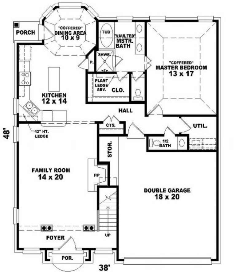 House Plan House Plan #2493 Drawing 1