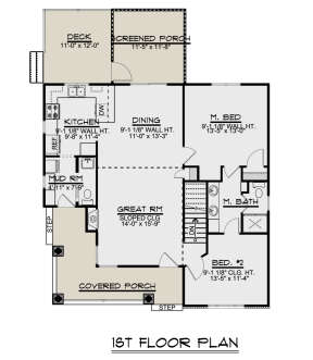 Main Floor for House Plan #5032-00053