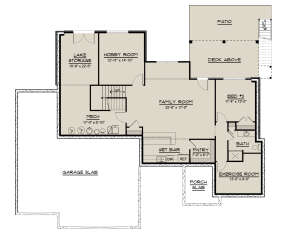 Basement for House Plan #5032-00055