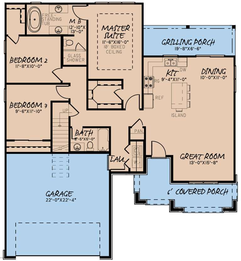 House Plan House Plan #24936 Drawing 1