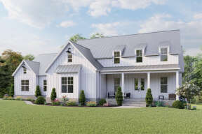Modern Farmhouse House Plan #699-00284 Elevation Photo