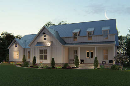 Modern Farmhouse House Plan #699-00284 Elevation Photo