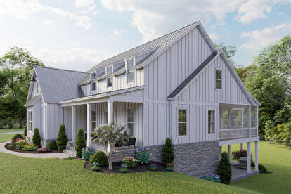 Modern Farmhouse House Plan #699-00284 Elevation Photo