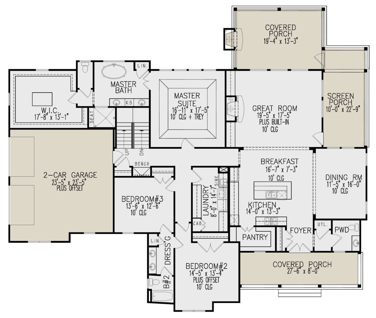 Main Floor for House Plan #699-00284