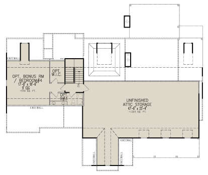 Second Floor for House Plan #699-00284