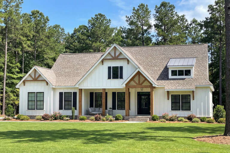 House Plan House Plan #24940 Angled Front Elevation