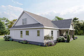 Modern Farmhouse House Plan #009-00295 Elevation Photo