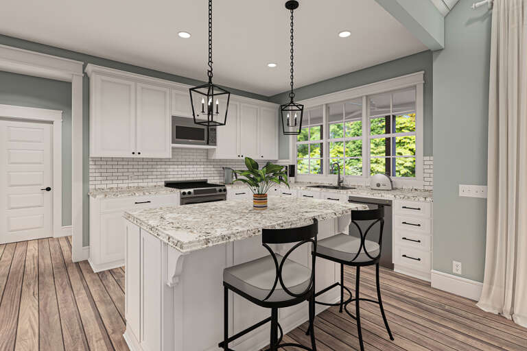 Modern Farmhouse House Plan #009-00295 Additional Photo