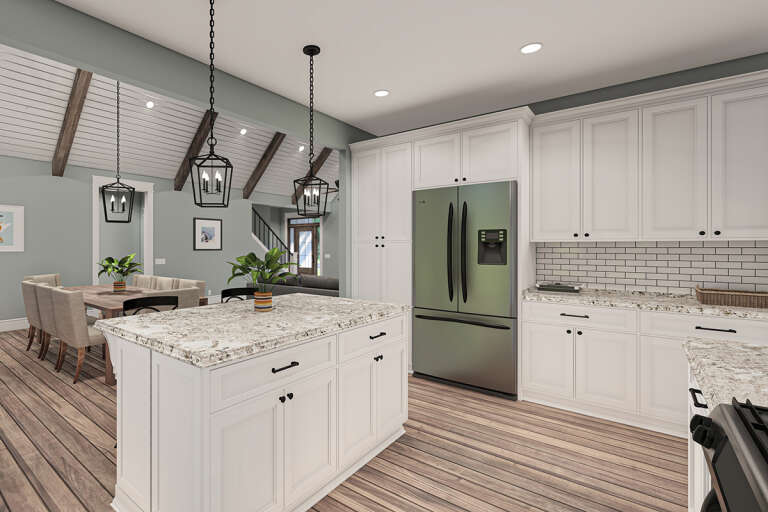 Modern Farmhouse House Plan #009-00295 Additional Photo