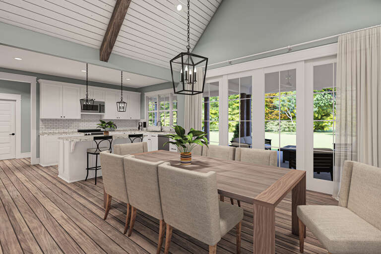 Modern Farmhouse House Plan #009-00295 Additional Photo