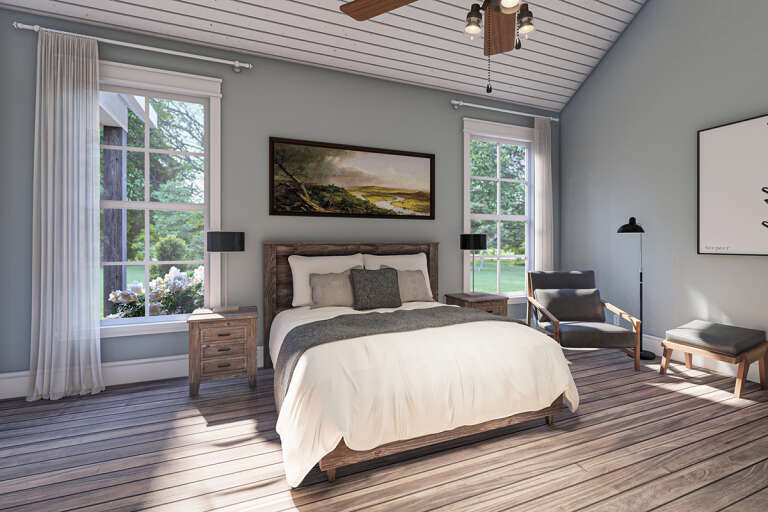 Modern Farmhouse House Plan #009-00295 Additional Photo