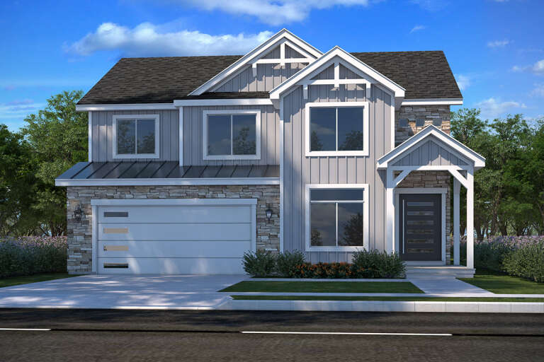 House Plan House Plan #24941 Front Elevation 