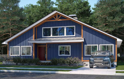 Craftsman House Plan #7306-00018 Elevation Photo