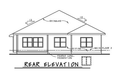 Mediterranean House Plan #402-01666 Elevation Photo