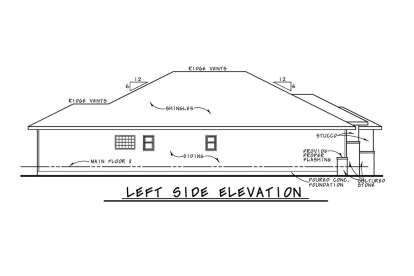 Mediterranean House Plan #402-01666 Elevation Photo