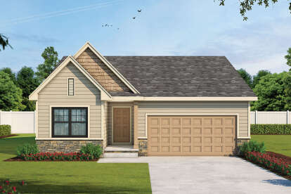 House Plan House Plan #24946 Front Elevation 