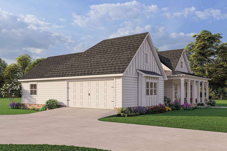 Modern Farmhouse House Plan #4534-00040 Elevation Photo