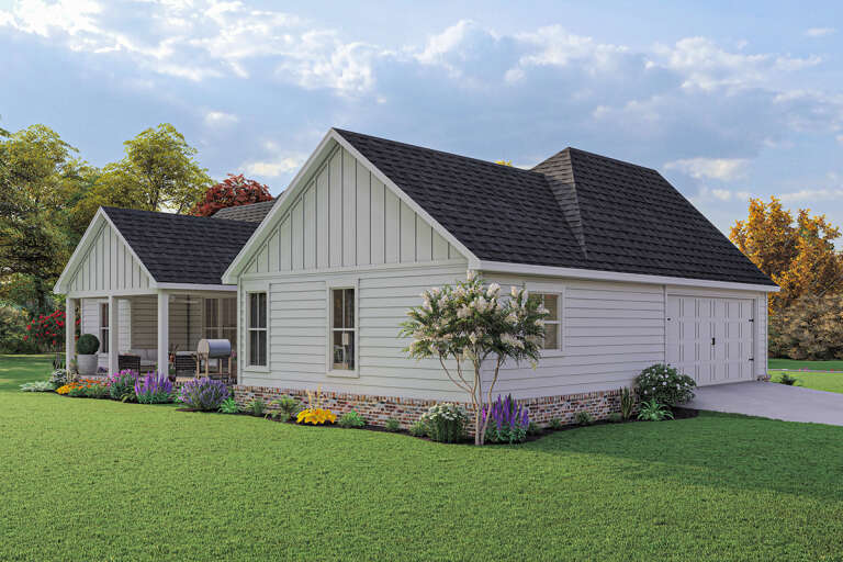 Modern Farmhouse House Plan #4534-00040 Elevation Photo
