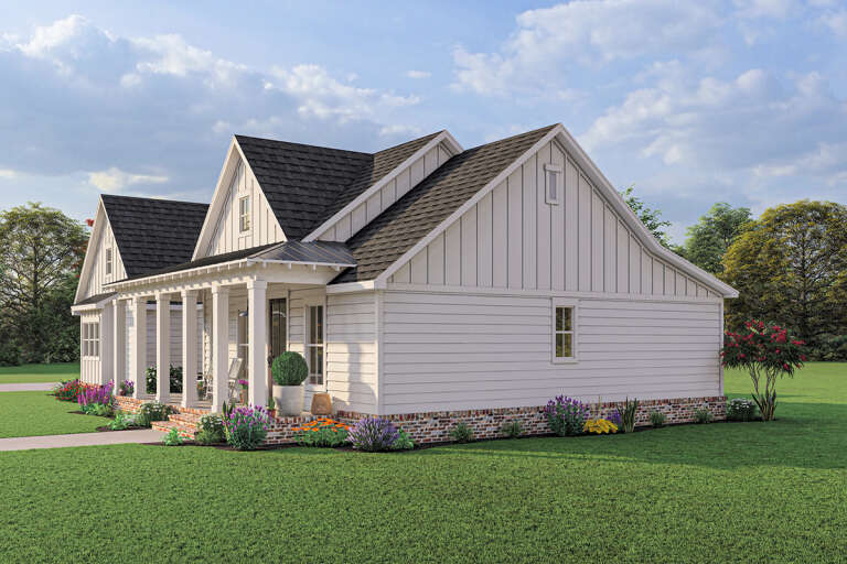Modern Farmhouse House Plan #4534-00040 Elevation Photo