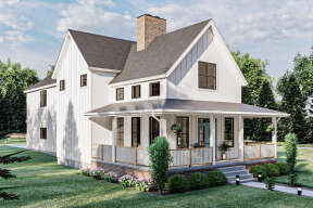 Modern Farmhouse House Plan #963-00456 Elevation Photo