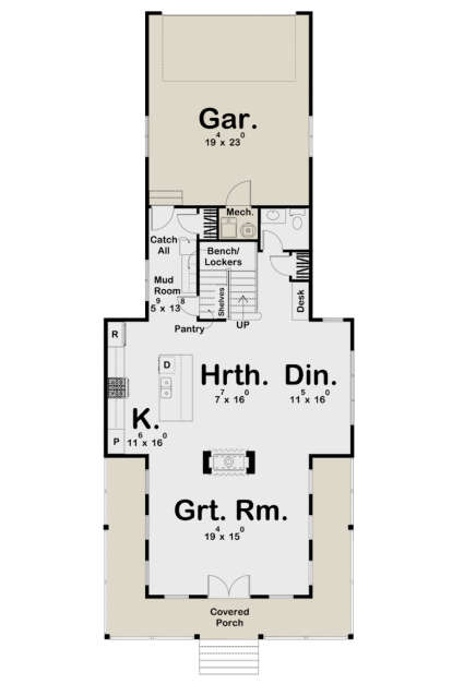 Main Floor for House Plan #963-00456