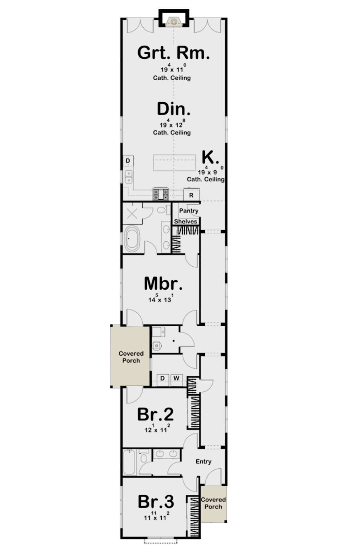 Main Floor for House Plan #963-00457