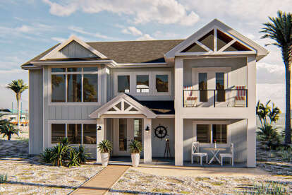 3 Bed, 3 Bath, 2917 Square Foot House Plan - #963-00458