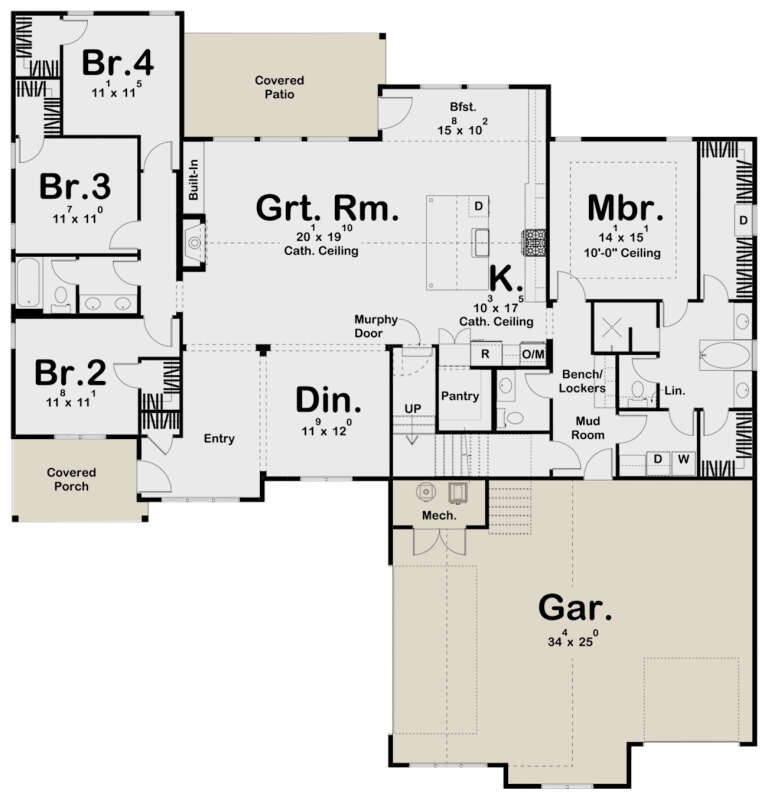 House Plan House Plan #24951 Drawing 1