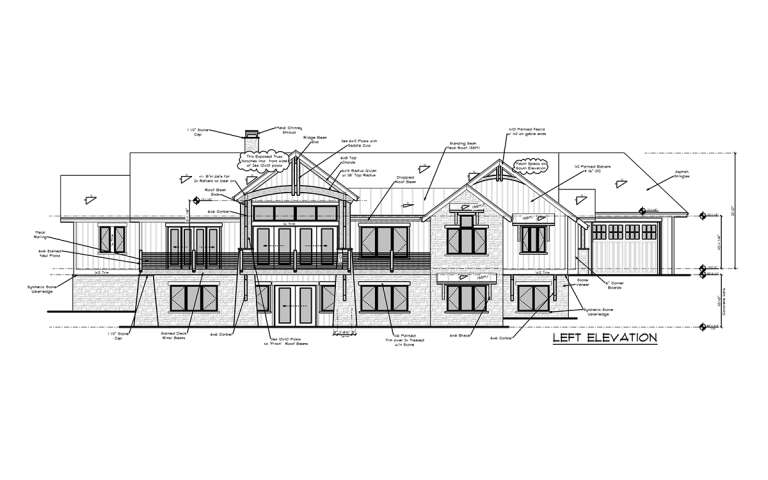 Mountain House Plan #5631-00135 Elevation Photo