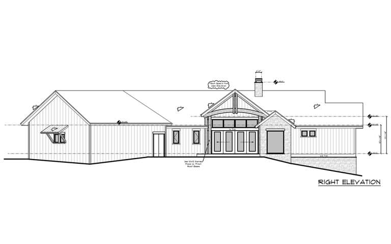 Mountain House Plan #5631-00135 Elevation Photo