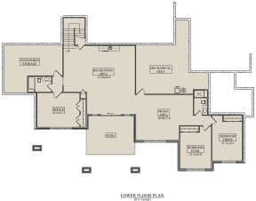 Basement for House Plan #5631-00135