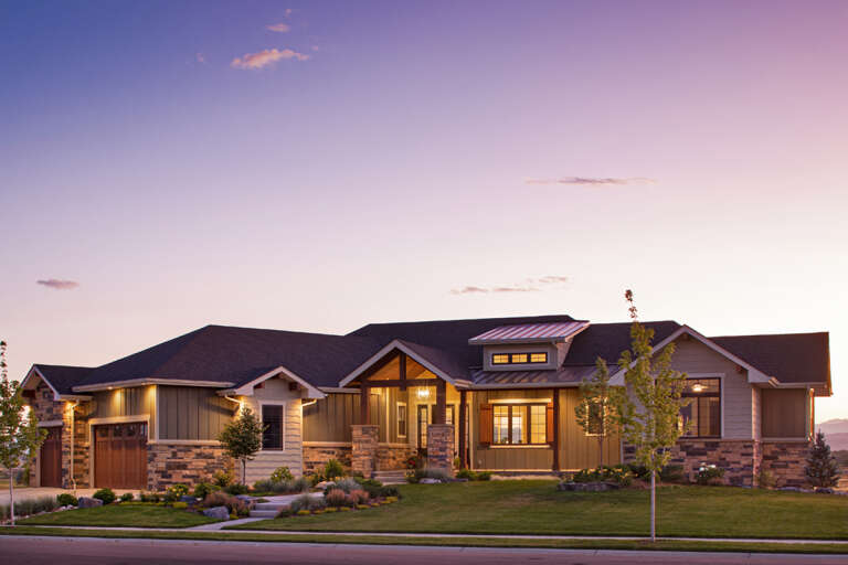 House Plan House Plan #24955 Front Elevation 