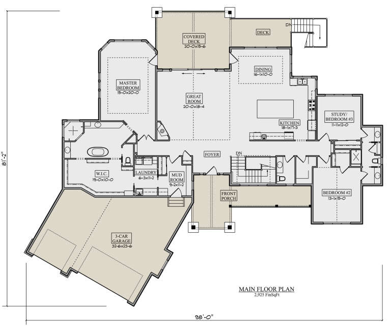 House Plan House Plan #24955 Drawing 1