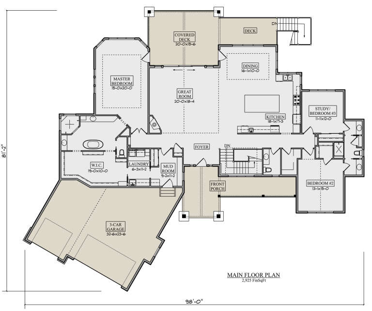 House Plan House Plan #24955 Drawing 1