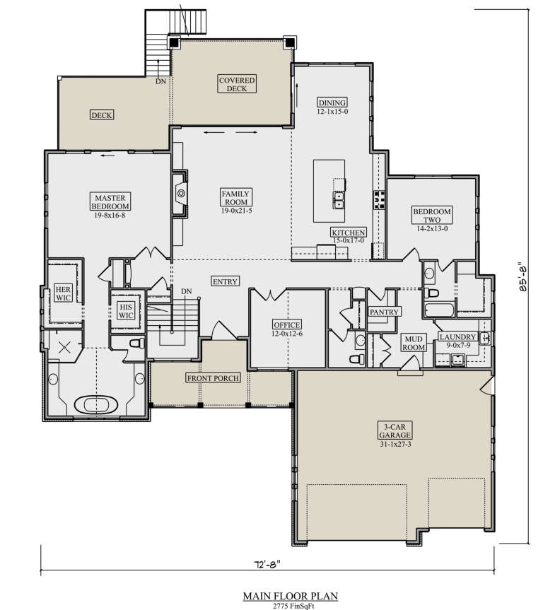 House Plan House Plan #24956 Drawing 1