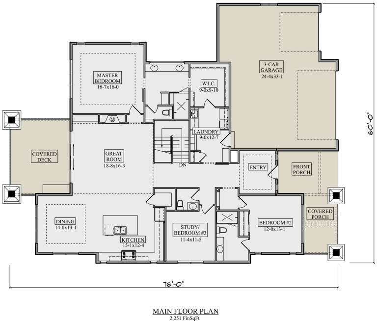 House Plan House Plan #24957 Drawing 1
