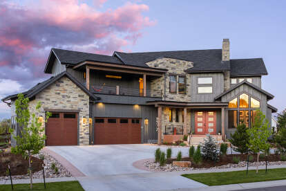 House Plan House Plan #24960 Front Elevation 