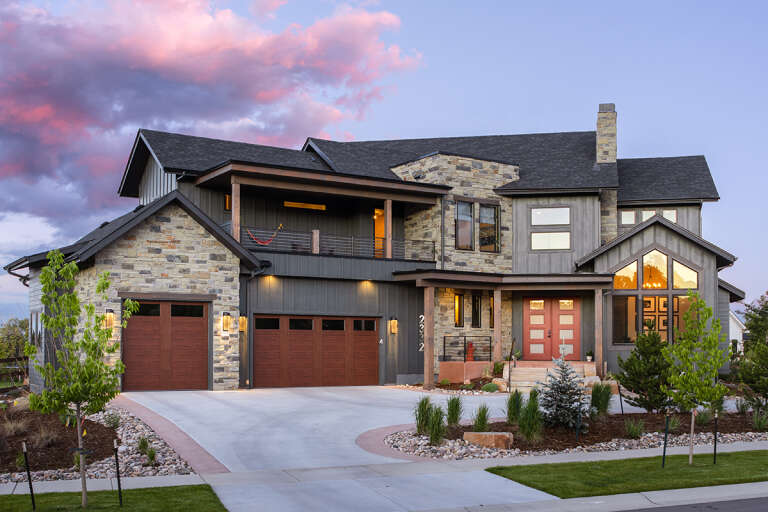 Craftsman House Plan #5631-00141 Elevation Photo